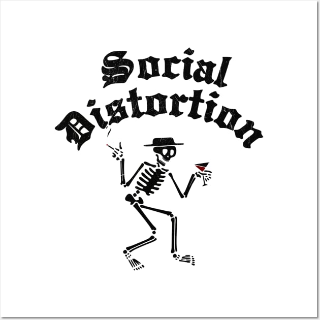 Social Distortion Vintage Wall Art by monyet